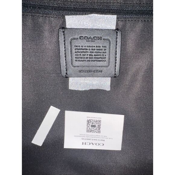 🔥🎁NEW! Coach DEMPSEY Tote 40 Handbag Signature Jacquard C1548 Msrp:$498.00 - Picture 6 of 6